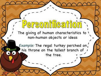Fall Themed Figurative Language Powerpoint by Language Arts Excellence