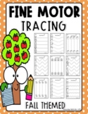 Fall Themed Fine Motor Small Muscle Line Tracing Mat Pages