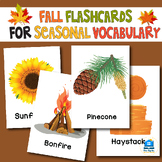Fall-Themed Flashcards for Seasonal Vocabulary