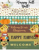 Fall Themed Google Classroom Banners Headers
