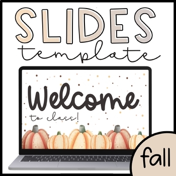 Preview of Fall Themed⏐Google Slides ⏐Templates⏐Virtual Classroom