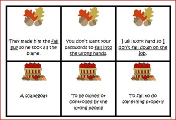 🔵 Fall Guy - Fall Guy Meaning - Fall Guy Examples - Idioms - ESL