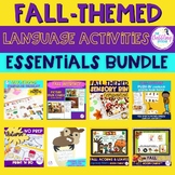 Fall-Themed Language Activities Essentials BUNDLE