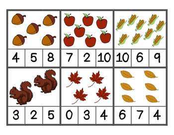 Fall Themed Math Centers Bundle by Tonya Lorrayne Wright | TPT