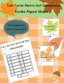 Fall Themed Metric Conversion Task Cards - Eureka -  TEKS