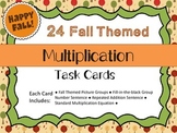 Fall Themed Multiplication (Groups/ Repeated Addition) Task Cards