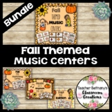 Fall Themed Music Centers