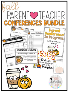 Preview of Fall Themed Parent Conference Resources