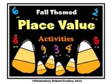Fall Themed Place Value Activities - Comparing, Ordering a