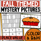 Fall Themed Place Value Mystery Pictures: Tens and Ones: w