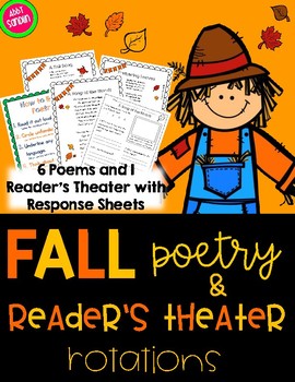 Preview of Fall Themed Poetry and Reader's Theater Rotations (RL3.5 & RL4.5)
