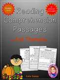 Fall Themed Reading Passages *JUST PRINT & TEACH!*