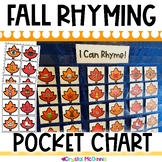 Fall Themed Rhyming Pocket Chart Center | Fall Activity | 