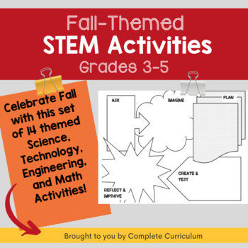 Preview of Fall-Themed STEM Activities for Grades 3-5