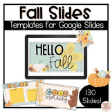 Fall Themed Slides Templates | September, October and Nove