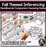 Fall Themed Speech Therapy Headbands Game Companion: Infer