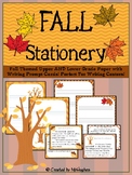 Writing Center | Fall Stationery with Writing Prompts | FREE