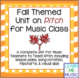 Fall Themed Unit on Pitch for Music Classrooms