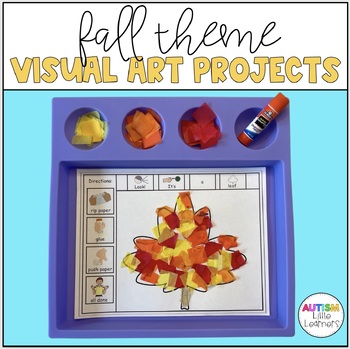 Preview of Fall Themed Visual Art Projects For Preschool - Autism & Special Education