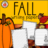 Fall Autumn Themed Writing Paper