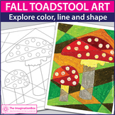 Fall Toadstool Coloring Pages and Fun Fungi Art Activities