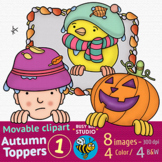 Fall Toppers | Movable Clipart | Set 1