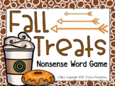 Fall Treats Nonsense Word Game