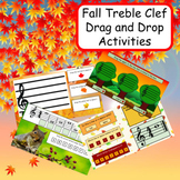 Fall Treble Clef Drag and Drop