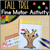 Fall Tree Fine Motor Autumn Activity (English and French)