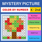 Fall Tree Hundreds Chart Mystery Picture Math for Kinderga