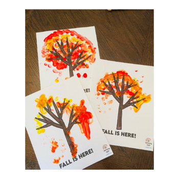 Preview of Fall Tree Trunk Template