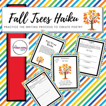Preview of Descriptive Language Poetry: Fall Trees Haiku