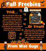 Fall Halloween Free Resources