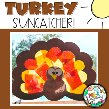 Preview of Fall Turkey | Window Decor Suncatcher | Thanksgiving Turkey