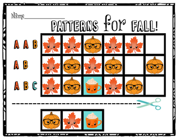Preview of Fall Unit: Patterns for Fall!