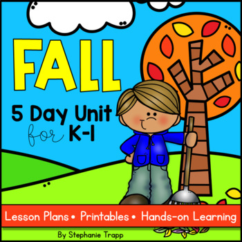 Preview of Fall Unit for Kindergarten and First Grade