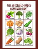 Fall Vegetable Scavenger Hunt | Vegetable Activity for Kid