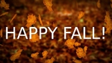 Fall Video Scenes- Language Activity