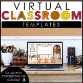 Fall Virtual Classroom Templates | Google Classroom | Dist