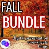Fall Vocabulary Bundle for Adult ESL