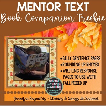 Preview of Fall Mixed Up Book Companion FREEBIE - Writing, Rhyming and Vocab Activities