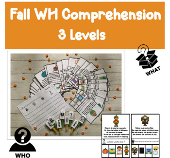 Preview of Fall WH Comprehension