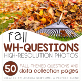 Fall 'WH' Questions with BOOM CARDS™ | Digital Task Cards 