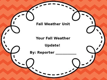 Preview of Fall Weather Cross-Curricular Unit