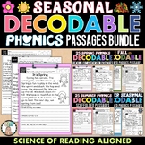 Fall Winter Spring Summer Decodables Phonics Passages Read