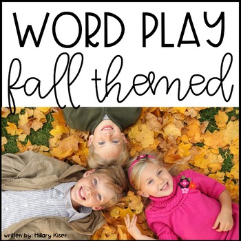 Preview of Fall Word Play