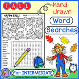 Fall Word Searches - Intermediate {Gr 4-7}