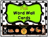 Fall Word Wall Cards