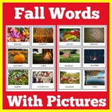 Fall | Autumn | Preschool Kindergarten 1st Grade | Vocabul