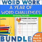Word Work Activities Bundle | Making Words Centers Spellin